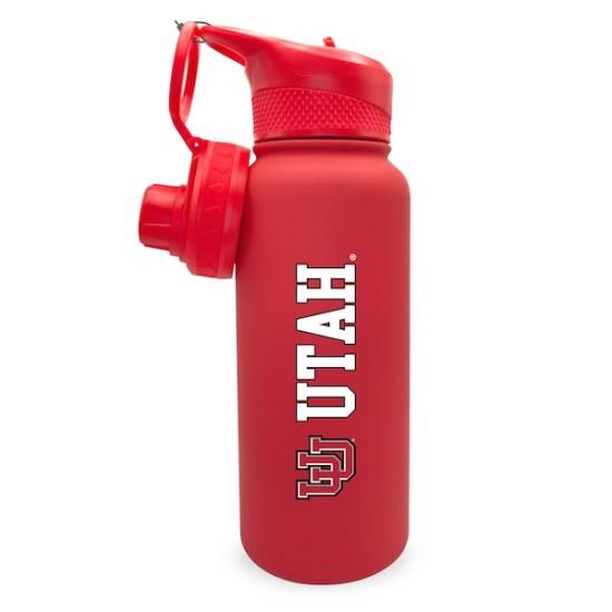 Utah Utes 34󥹡118ml ƥ쥹 ܥȥ with 2 Lids ᡼