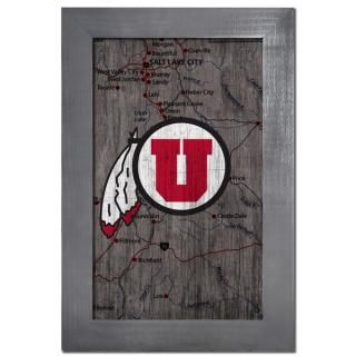 Utah Utes 11'' x 19'' ե졼  ƥ ޥå  ͥ