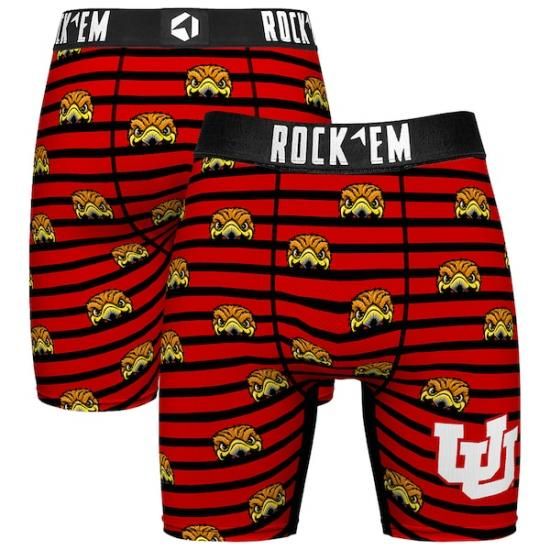 Utah Utes Rock Em å ޥå ȥ饤 ܥ Briefs -  ᡼1