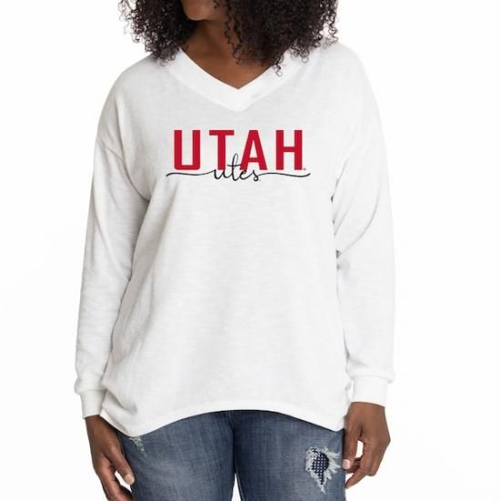 Utah Utes ǥ Bailey Vͥå ȥ饤֥ Tunic - ۥ磻 ᡼
