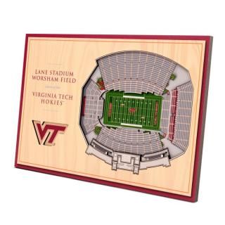 Virginia ƥå Hokies 14'' x 10.5'' 3D Views ǥ ͥ