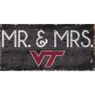 Virginia ƥå Hokies 6'' x 12'' Mr. & Mrs.  ͥ