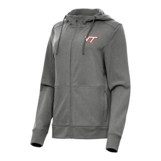 Virginia テック Hokies アンティグア レディース Seeker フル-ジップ パーカ