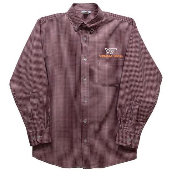 Virginia ƥå Hokies Vive La Fete å Gingham ܥ- ᡼1