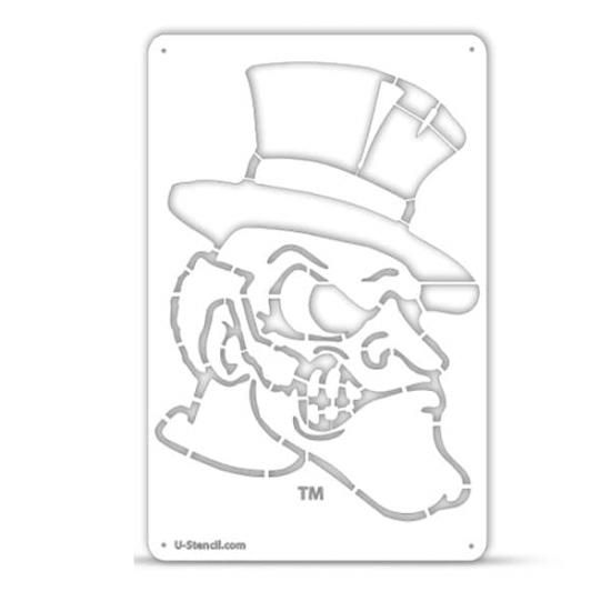Wake Forest Dem Deacs ޥå  ơ륲r Stencil ᡼