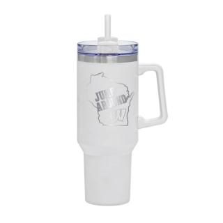 ウィスコンシン・バジャーズ 40oz. Rocky My ステート タンブラー - ホワイト