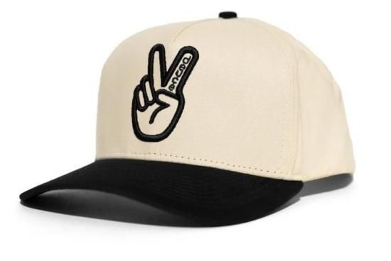 deuce ピースサイン スナップバック 黒 deuce スナップバックキャップ【PEACE】ブラック│バスケ用品