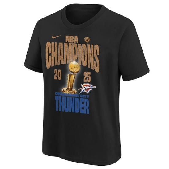 オクラホマシティサンダー Nike ユース 2025 NBA ファイナル チャンピオン ロッカー ル イメージ2