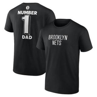 ブルックリンネッツ #1 Dad ジャージー Tシャツ - ブラック サムネイル