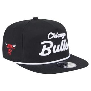 シカゴブルズ ニューエラ(New Era) チーム テキスト ゴルフer スナップバック ハット -
