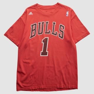 シカゴブルズ Adidas 2010s Tシャツ - レッド - M