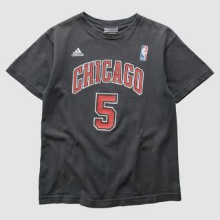 シカゴブルズ Adidas 2010s Tシャツ - ブラック - XXS