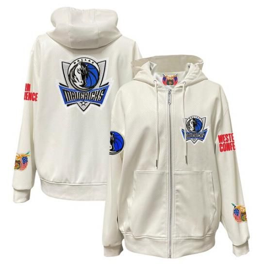 ダラスマーベリックス Jeff Hamilトゥーn Vegan レザー フル-ジップ パーカー -  イメージ1