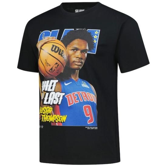 Ausar Thompsオン デトロイトピストンズ SLAM ユニセックス August/セプテンバ イメージ2