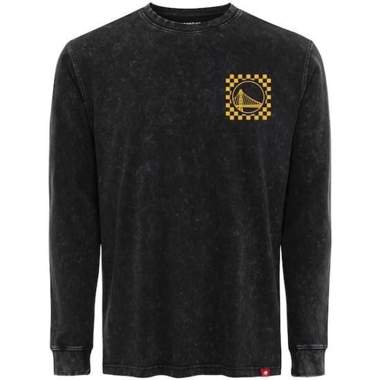 ゴールデンステイトウォリアーズ スポーティック メンズ Bオンo ロングスリーブ Tシャツ - ブラ イメージ2