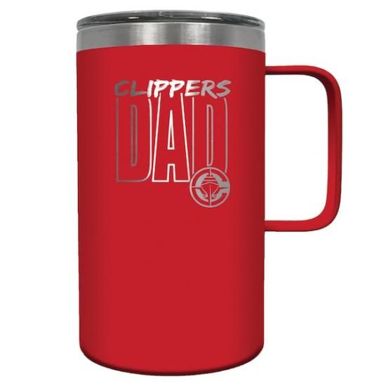 ロサンゼルスクリッパーズ Dad 18オンス(532ml) Hustle トラベル マグカップ イメージ1