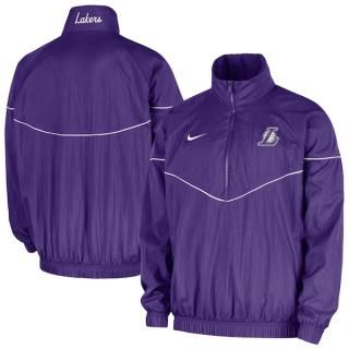 ロサンゼルス・レイカーズ Nike コートside Windrunner ウーブン ハーフジップ ジ