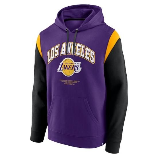 ロサンゼルス・レイカーズ ファナティクス Scorer プルオーバー パーカー - パープル イメージ2
