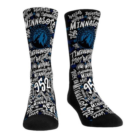 ミネソタティンバーウルブズ Rock Em ソックス ユニセックス グラフィティ クルー ソックス イメージ1