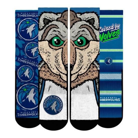 ミネソタティンバーウルブズ Rock Em ソックス ユース ファン フェイバレットs スリー-パッ イメージ1