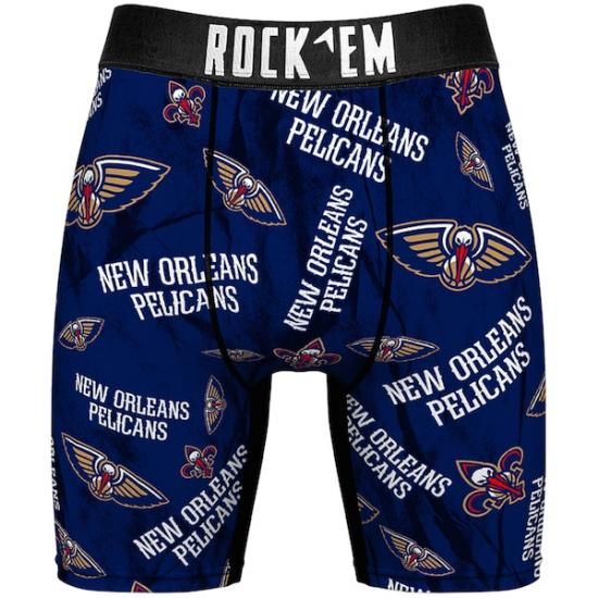 ニューオーリンズペリカンズ Rock Em ソックス オール-オーバー ロゴ ボクサー Briefs イメージ2