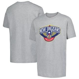 ニューオーリンズペリカンズ ファナティクス ユース プライマリー ロゴ Tシャツ - ヘザー グレー