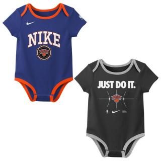 ニューヨークニックス Nike 新生児 ジャスト・ドゥー・イット ツーパック ロンパース セット -
