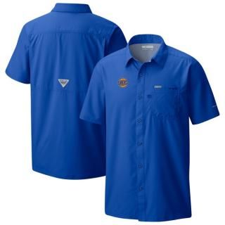 ニューヨークニックス Columbia メンズ Slack Tide キャンプ ボタン-アップ シャ サムネイル