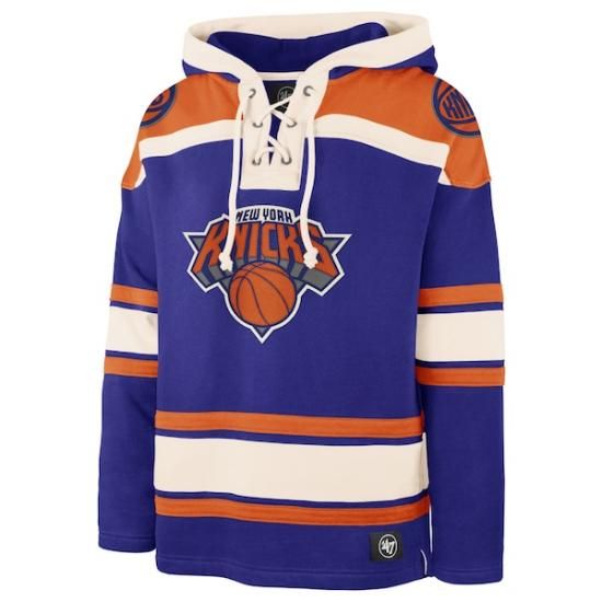 ニューヨークニックス '47 Superior レースr プルオーバー パーカー - ロイヤル イメージ2