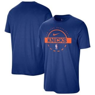 ニューヨークニックス Nike オーセンティック プラクティス Tシャツ - ブルー