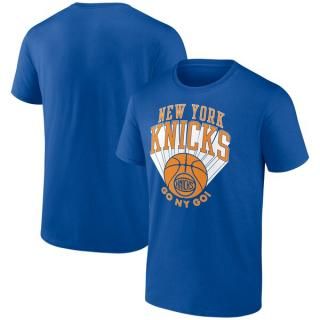 ニューヨークニックス ゴー NY ゴー Tシャツ - ブルー