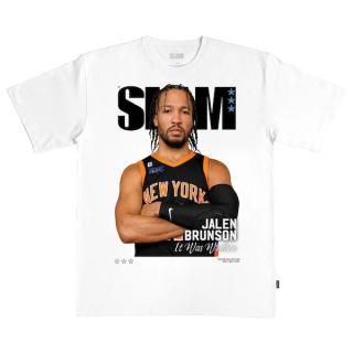 ジャレン・ブランソン ニューヨークニックス SLAM カバー Tシャツ - ホワイト