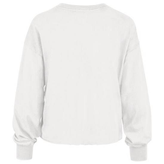 ニューヨークニックス '47 レディース パークway ラップド アップ ロングスリーブ Tシャツ  イメージ3