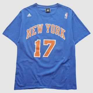 ニューヨークニックス Adidas 2000s Tシャツ - ブルー - S
