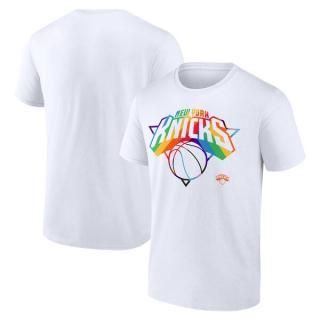 ニューヨークニックス チーム ロゴ プライド Tシャツ - ホワイト