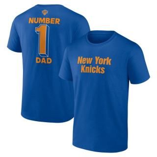 ニューヨークニックス #1 Dad ジャージー Tシャツ - ブルー