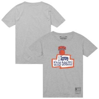 ニューヨークニックス ミッチェル&ネス アイ ラブ This チーム Tシャツ - ヘザー グレー