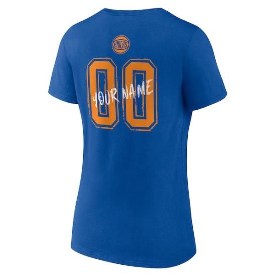 ニューヨークニックス レディース Hustle カスタム Vネック Tシャツ - ブルー イメージ3