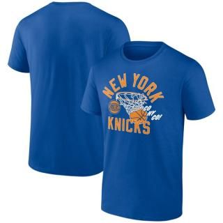 ニューヨークニックス Swishing フープ Tシャツ - ブルー