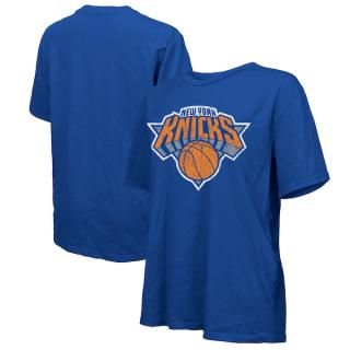 ニューヨークニックス マジェスティック 糸 レディース オーバーsized Tシャツ - ロイヤル