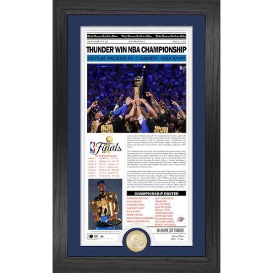 オクラホマシティサンダー ハイランドミント 2025 NBA ファイナル チャンピオン 12