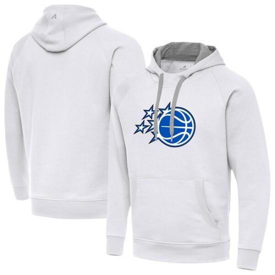 オーランドマジック アンティグア ニュー ロゴ ビクトリー プルオーバー パーカー - ホワイト イメージ1