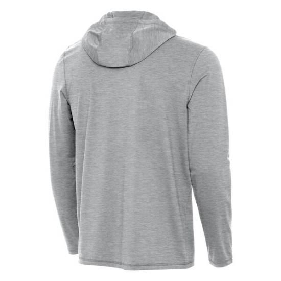 オーランドマジック アンティグア ニュー ロゴ Tidy クォーター-ジップ パーカー - ヘザー  イメージ3