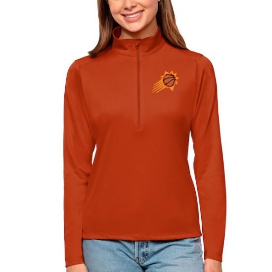 フェニックスサンズ アンティグア レディース チーム Tribute ハーフジップ トップ - オレ イメージ1