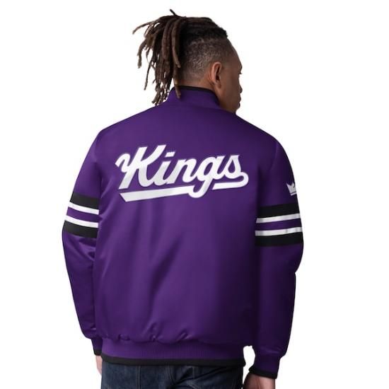 サクラメントキングス スターター Scout ヴィーシティ サテン フル-Snap ジャケット -  イメージ2