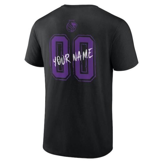 サクラメントキングス Hustle カスタム Tシャツ - ブラック イメージ3