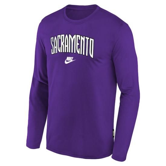 サクラメントキングス Nike ユース ハードウッドクラシックス ロングスリーブ Tシャツ - パー イメージ2