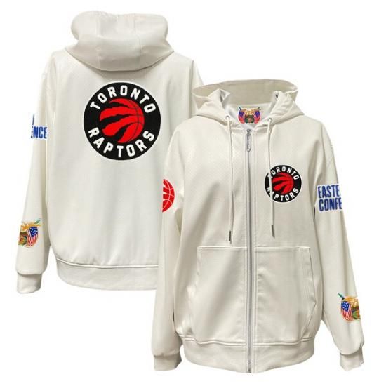 トロントラプターズ Jeff Hamilトゥーn Vegan レザー フル-ジップ パーカー - ホ イメージ1