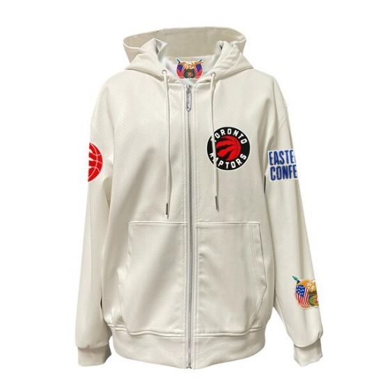 トロントラプターズ Jeff Hamilトゥーn Vegan レザー フル-ジップ パーカー - ホ イメージ2