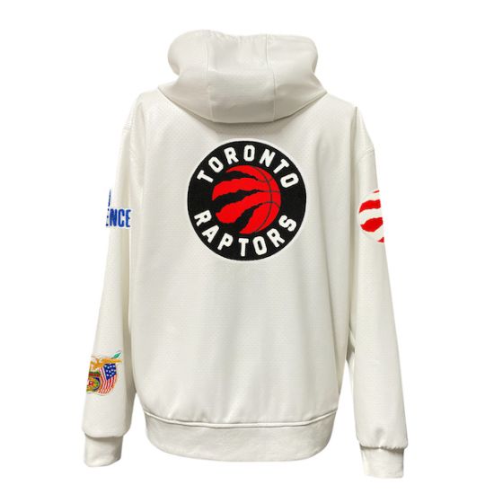 トロントラプターズ Jeff Hamilトゥーn Vegan レザー フル-ジップ パーカー - ホ イメージ3